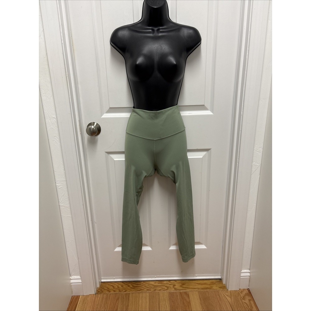 Lululemon Align High Rise Pant 24" Size 4‎ Green Nulu Stretch